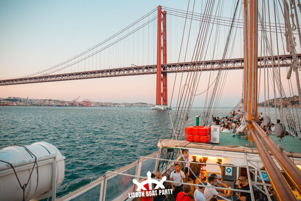 Lisbon: Sunset Boat Party with 2 Drinks and Free Club Entry - Belém and Lisbon’s Riverfront: What You See Before the Party