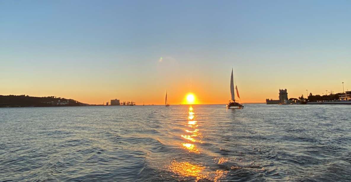 Lisbon: Sunset Boat Tour with Wine - Sunset on the Tagus River: why the catamaran view clicks