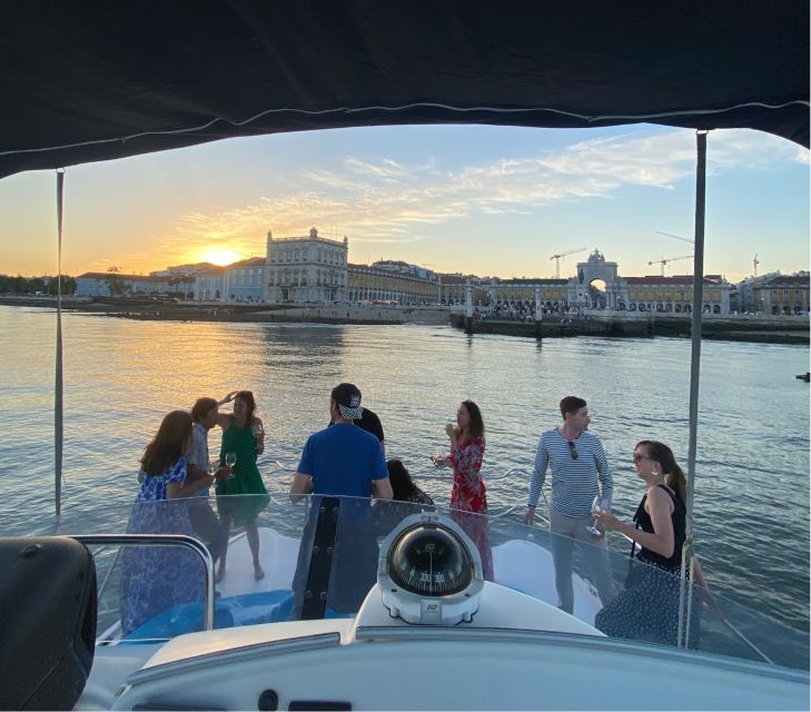 Lisbon: Sunset Boat Tour with Wine - What “small group” actually feels like on this tour