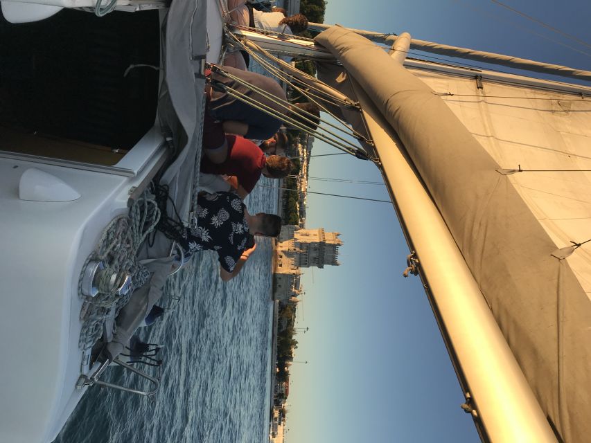 Lisbon Sunset Sailing – Small Group (max 10) Wine & History - Small group sailing (max 10): more looking, less waiting
