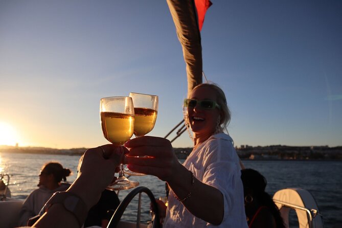 Lisbon Sunset Sailing Tour History & Local Wine — Small Group - Entering the Tagus at Doca de Santo Amaro