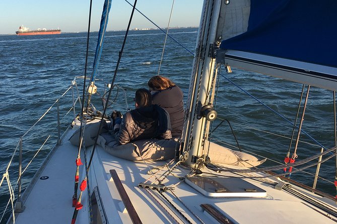 Lisbon Sunset Sensations on a Private Sailing Boat with wine&snacks - Belém from the water: Torre de Belém and the Padrão dos Descobrimentos