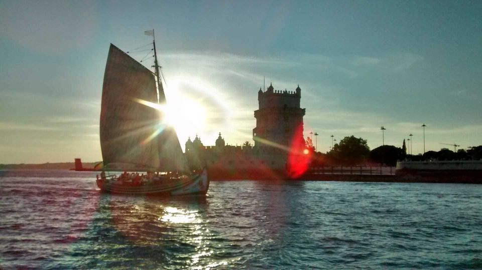 Lisbon: Tagus River Sunset Cruise in a Traditional Vessel - Belém scenes you can only get from the river