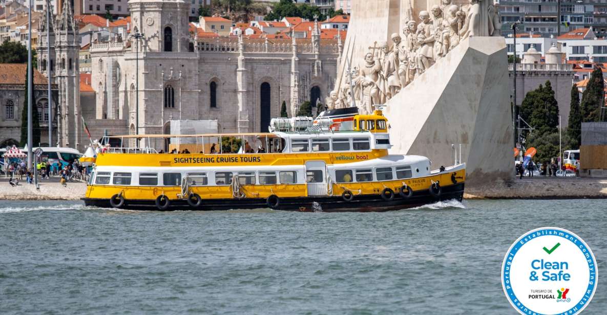 Lisbon: Tagus River Yellow Boat Cruise - Terreiro do Paço to Belém: the route you actually ride