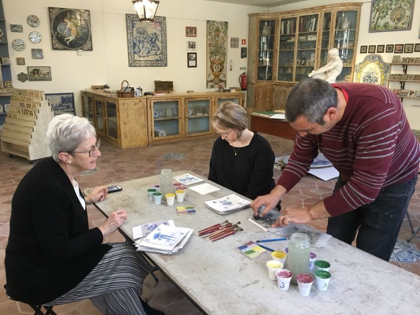 Lisbon Tiles and Tales: Full-Day Tile Workshop and Tour - Your Turn at the Tile Table: Painting, Baking, and Shipping