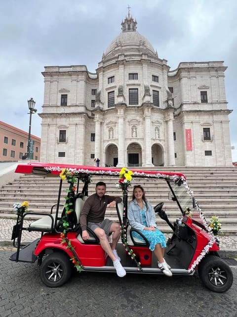 Lisbon:Half-day Guided Tuk Tuk Tour OldTown CityCenter Belem - Graça Historic District: Portas do Sol and Nossa Senhora do Monte Views