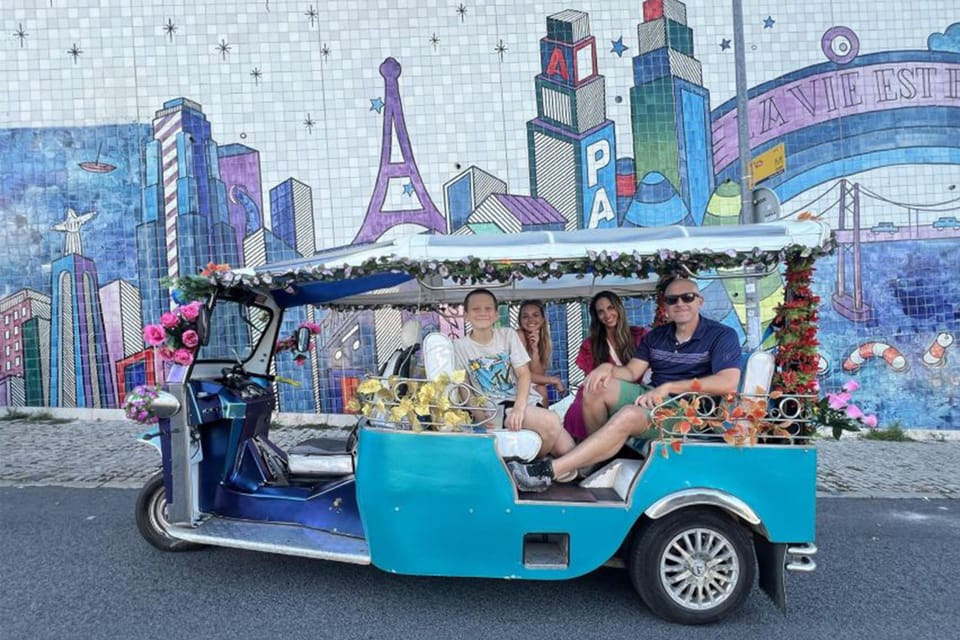 Lisbon:Half-day Guided Tuk Tuk Tour OldTown CityCenter Belem - Starting at Time Out Market: Getting Oriented Fast