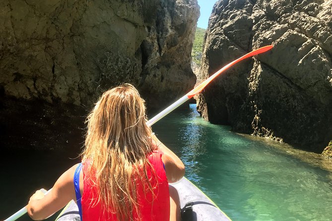 Ocean Bliss: Full Day Arrábida Private Yacht Tour from Lisbon - Ribeira do Cavalo Beach: the relaxing anchor with lunch on your terms