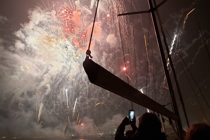 Passing the Year in a Boat with Champagne and Fireworks - Sailing Past Cristo Rei and Ponte 25 de Abril (Why These Stops Matter)
