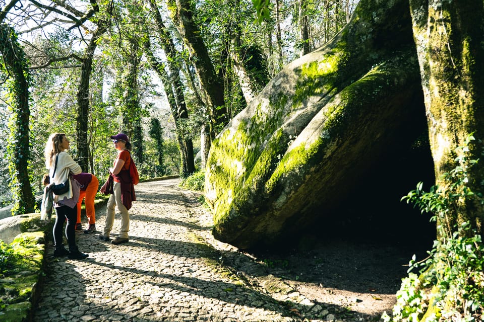 Pena Palace, Moorish Castle,Quinta ad Regaleira:Walking tour - Vila Sassetti trail: the iconic walk segment in the middle of the day