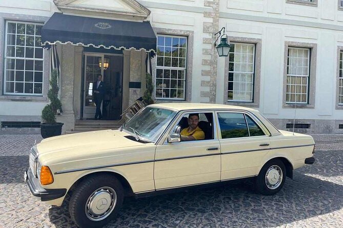 Pena Palace & Sintra Full Day -Private Tour in Classic Car - Azenhas do Mar: cliff views, the ocean pool, and a classic Sintra seaside stop