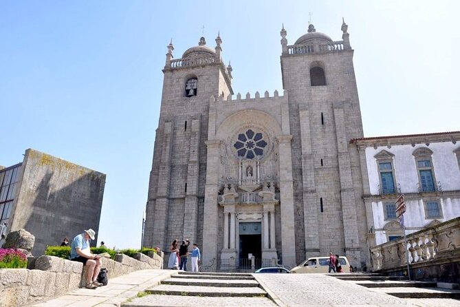 Porto Private Day Trip from Lisbon by Mercedes - Porto Cathedral (Sé do Porto): fortress exterior, layered inside