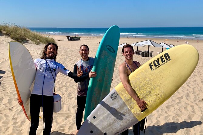 Priv Half Day Surf_full gear round & round trip transport_Lisbon - Costa da Caparica: the Lisbon surf option that makes sense