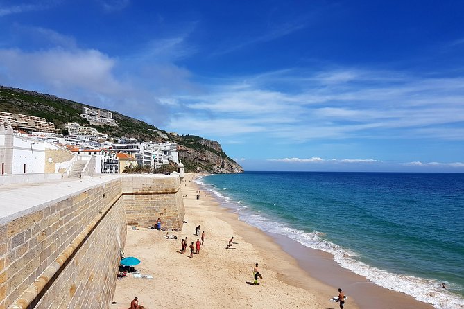 Private Half-Day Tour to Arrabida from Lisbon - Portinho da Arrábida beach and Serra da Arrábida ridge views