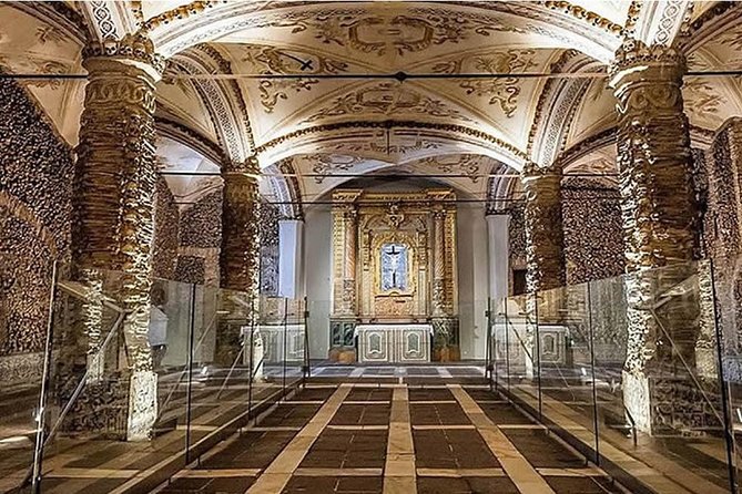 Private Tour Evora and optional Wine Tasting From Lisbon - Capela dos Ossos: The Chapel of Bones Inside a Medieval Village Wall