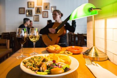 Private Tour: Lisbon Sunset Walking Tour with Fado Show and Dinner - Praça dos Restauradores, Sant Antão Gates, and Casa Alentejo: Lisbon’s Street History Without the Museum Line