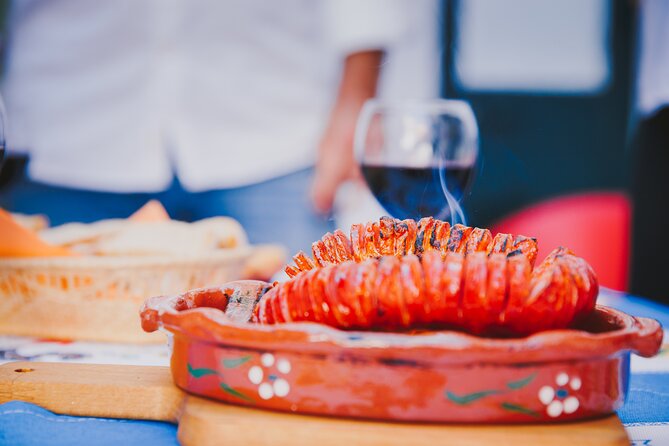 Private Tour: Portuguese Food and Wine Tour - São Jorge Castle View: A Scenic Pause Between Bites