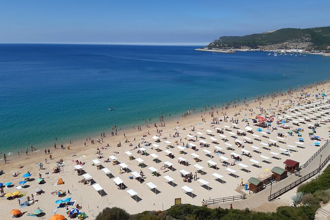 Private Tour Sesimbra Blue Coast - Albufeira Lagoon beach stop: a quick nature break that doesn’t burn the schedule