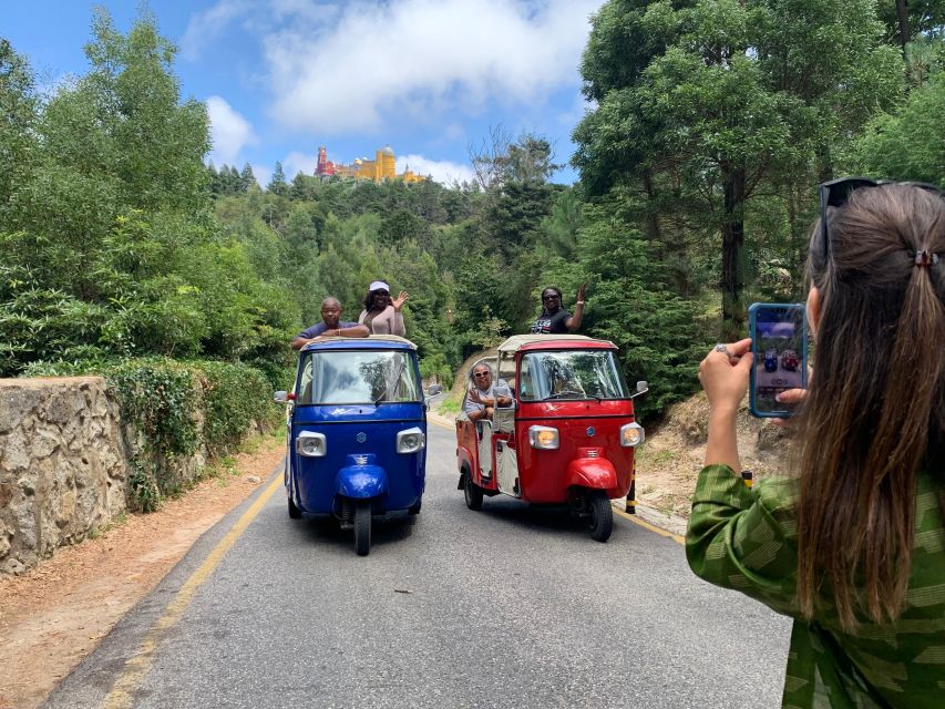 Private Tuk Tuk Tour in Sintra and Coast - Pena Palace: the colorful crown from a top view