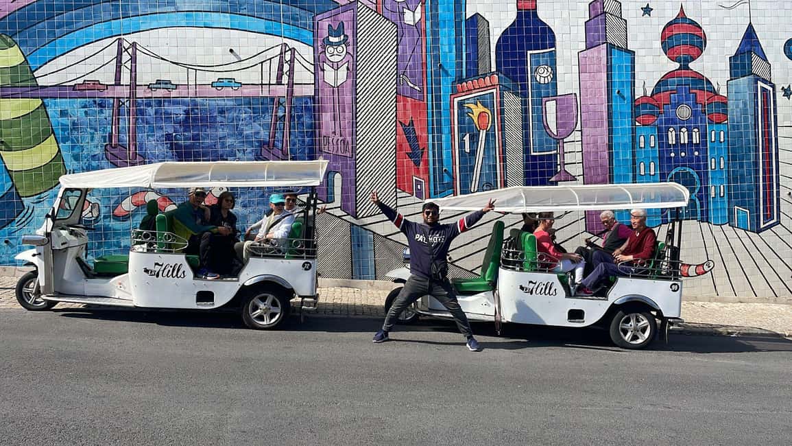 Private tuktuk Tour : unforgettable Old Town Lisbon - Lisbon From Seven Hills: The Electric Tuktuk Setup