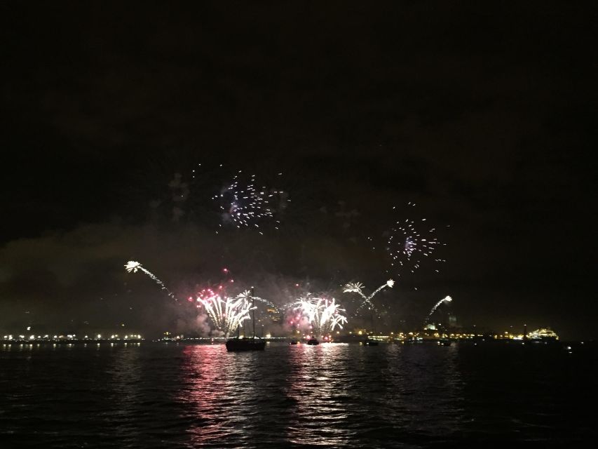 Sail into 2026: Lisbon Fireworks from the River - Who this sail fits best: small groups, couples, and anyone who hates crowd chaos