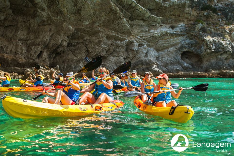 Sesimbra: Arrábida Natural Park Guided Kayaking Tour - The beach break and the regional pastry moment
