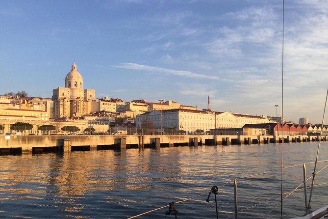 Sight Sailing in Lisbon - April 25 Bridge and the Two-Banks Lisbon view