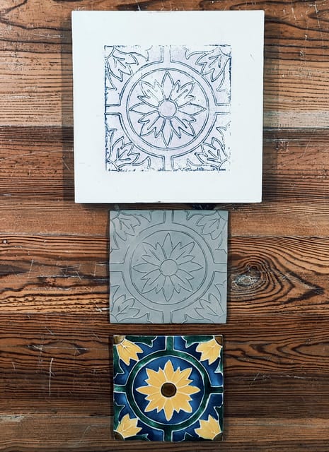 Sintra: Hispanic Moorish Tile Workshop - What the small group setup feels like in practice