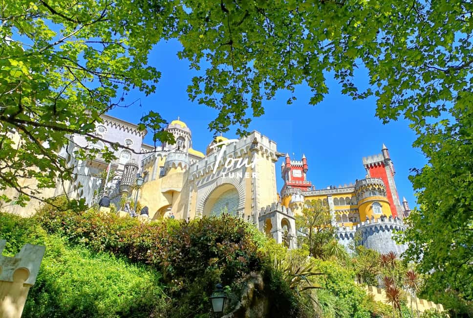 Sintra: Pena Palace. Moorish Castle. Cabo da Roca. & Cascais - Sintra Historical Center: colors, tiles, and fast orientation