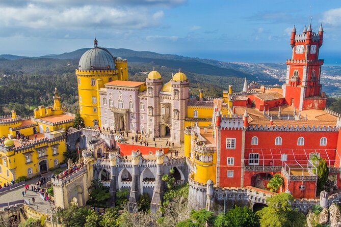 Small Group Pena Palace, Sintra, Regaleira and Cascais - Pena Palace Views: Tickets, Outside Guidance, and Photo Timing