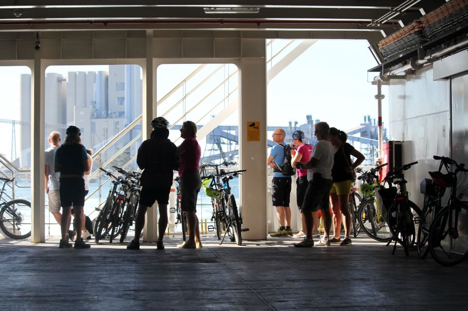 South Lisbon: 3-Hour Christ the King Electric Bike Tour - Orange cacilheiro ferry: the Tagus crossing you’ll remember