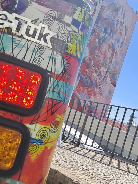 Street Art Lisbon: Tuk Tuk Tour - Street Art Stops You Can Actually Hit in 2 Hours