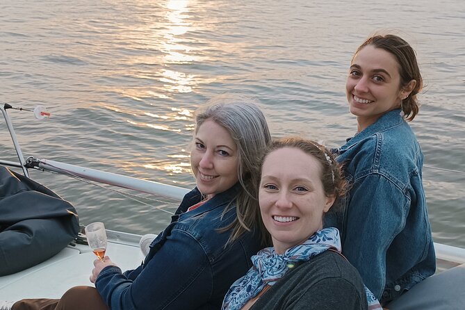 Sunset sailing boat trip in Lisbon with snacks - Modern Lisbon by the water: Champalimaud, MAAT, and Belém Cultural Zone