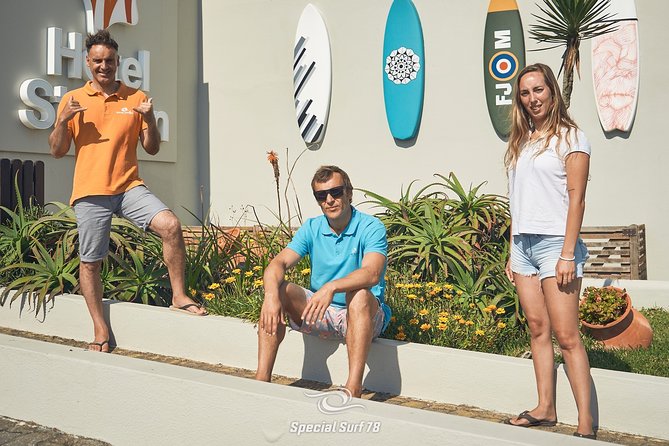Surf Courses In Peniche and Baleal Portugal - Equipment and safety: board, wetsuit, lockers, and insurance