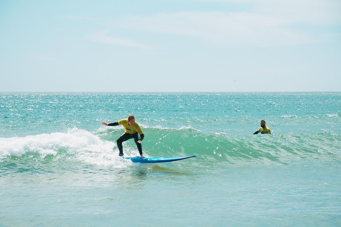 Surf Lesson with transfer - When conditions at Carcavelos are off: Costa da Caparica swap