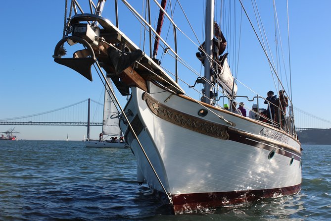 Tagus River - Private Tour on Vintage Sailboat - The Discoveries moment: Padrão dos Descobrimentos on the waterline