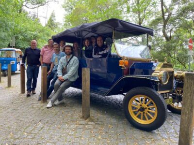 Tour Sintra: Charming tour in a Classic Car - The road to Pena Palace: colors, viewpoints, and mountain air