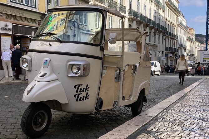 Tuktuk adventure through Lisbon - Monument to Portuguese Discoveries: Reading the River Routes